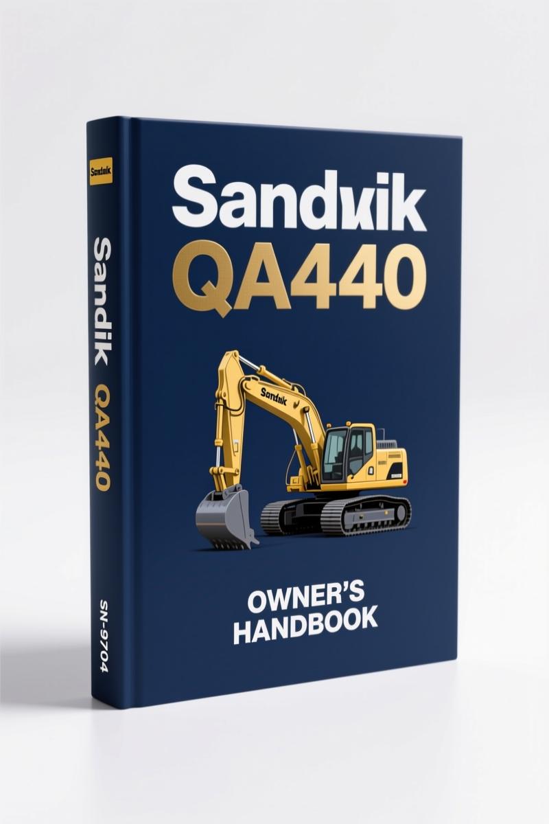 sandvik qa440 2012 operators manual, sandvik manual, sandvik qa440