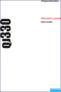 sandvik qj330 operators manual, sandvik manual, sandvik qj330