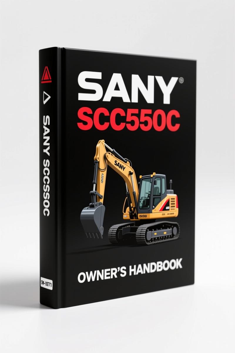 sany scc550c 2012 operators manual, sany manual, sany scc550c