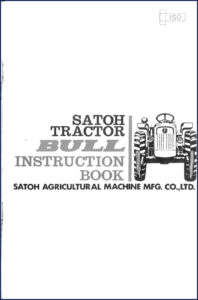 satoh bull operators manual, satoh manual, satoh bull
