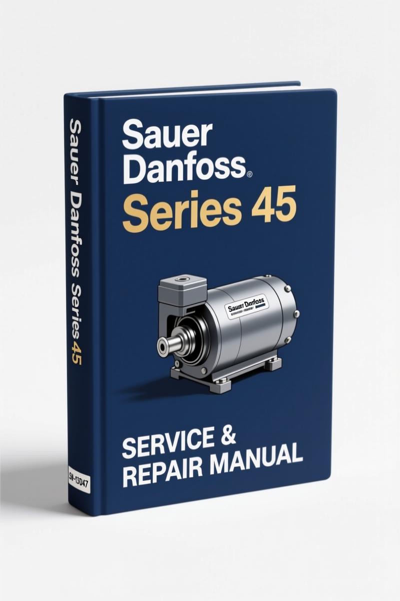 sauer danfoss series 45 2002 service manual, sauer danfoss service manual, sauer danfoss danfoss