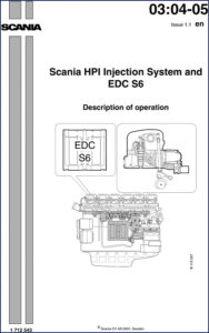 scania hpi, edc s6 2001 technical manual, scania manual, scania hpi,