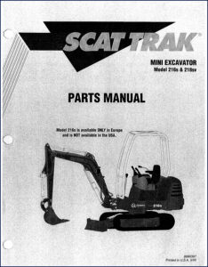 scat trak 216s, 218sv 2000 parts catalog, scat trak parts catalog, scat trak trak