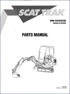 scat trak 516, 520v 1999 parts catalog, scat trak parts catalog, scat trak trak
