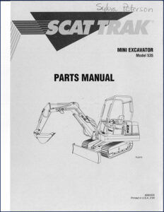 scat trak 535 1999 parts catalog, scat trak parts catalog, scat trak trak