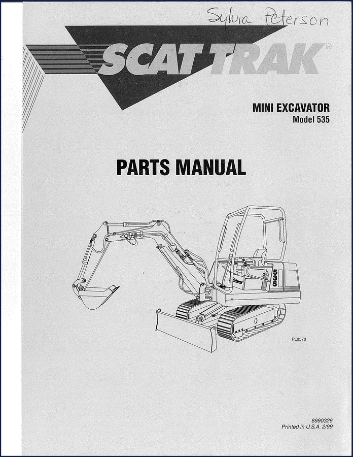 scat trak 535 1999 parts catalog, scat trak parts catalog, scat trak trak