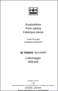 schaeff skb 600 1981 parts catalog, schaeff parts catalog, schaeff skb