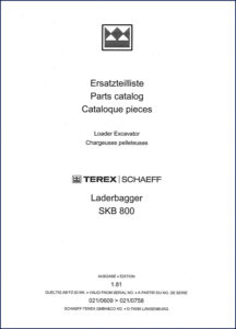 schaeff skb 800 1981 parts catalog, schaeff parts catalog, schaeff skb