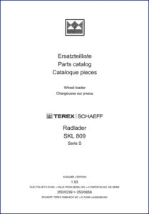 schaeff skl 809 1993 parts catalog, schaeff parts catalog, schaeff skl