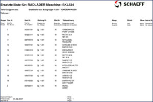 schaeff skl834 2007 parts catalog, schaeff parts catalog, schaeff skl834