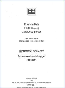 schaeff sks 611 1995 parts catalog, schaeff parts catalog, schaeff sks