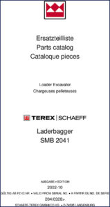 schaeff smb 2041 2002 parts catalog, schaeff parts catalog, schaeff smb