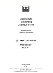 schaeff, schaeff-terex manual