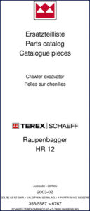schaeff, schaeff-terex manual