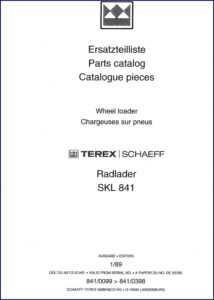 schaeff, schaeff-terex manual