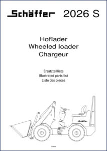 schäffer 2026 s 2004 parts catalog, schäffer parts catalog, schäffer 2026