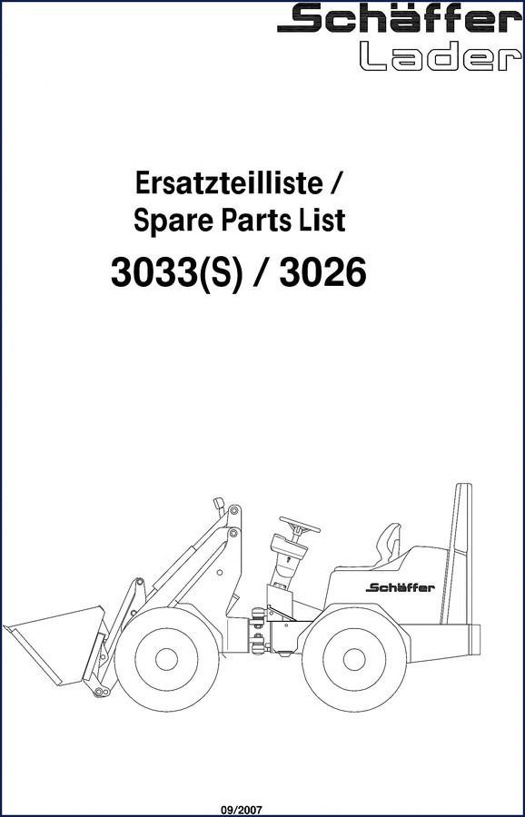 schäffer 3033, 3033s, 3026 2007 parts catalog oem, schäffer parts catalog, schäffer 3033,