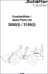 schäffer 3050, 3050s, 3150, 3150s 2008 parts catalog, schäffer parts catalog, schäffer 3050,