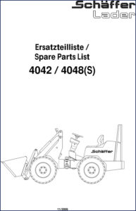 schäffer 4042, 4048 2006 parts catalog, schäffer parts catalog, schäffer 4042,