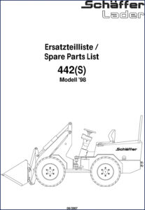 schäffer 442(s) 2007 parts catalog, schäffer parts catalog, schäffer 442(s)