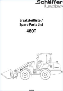 schäffer 460t 2008 parts catalog, schäffer parts catalog, schäffer 460t