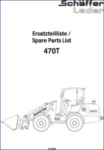schäffer 470t 2008 parts catalog, schäffer parts catalog, schäffer 470t