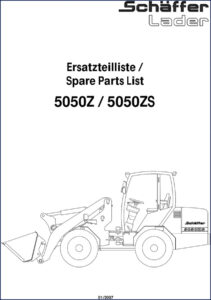 schäffer 5050z, 5050zs 2007 parts catalog, schäffer parts catalog, schäffer 5050z,