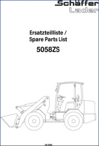 schäffer 5058zs 2005 parts catalog, schäffer parts catalog, schäffer 5058zs