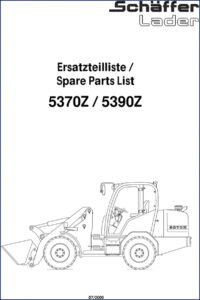 schäffer 5370z, 5390z 2009 parts catalog, schäffer parts catalog, schäffer 5370z,