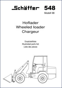 schäffer 548 parts catalog, schäffer parts catalog, schäffer 548