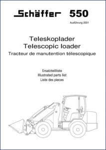 schäffer 550 2001 parts catalog, schäffer parts catalog, schäffer 550