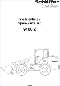 schäffer 9100 z 2008 parts catalog, schäffer parts catalog, schäffer 9100