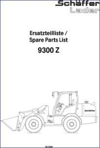 schäffer 9300 z 2009 parts catalog, schäffer parts catalog, schäffer 9300