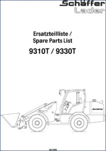 schäffer 9310t, 9330t 2009 parts catalog, schäffer parts catalog, schäffer 9310t,