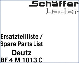 schäffer bf 4 m 1013 c parts catalog, schäffer parts catalog, schäffer bf