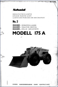 scheid 175 a parts catalog, scheid parts catalog, scheid 175