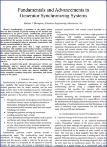 schweitzer engineering laboratories generator synchronizing system technical manual, schweitzer engineering laboratories manual, schweitzer engineering laboratories engineering