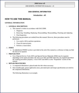 2008 scion xd factory repair manual, scion repair manual, scion scion