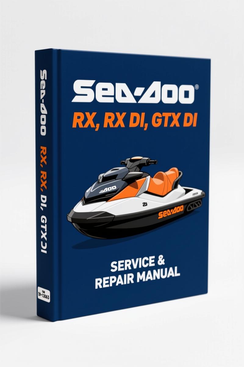2000 Sea-doo RX, RX DI, GTX DI factory workshop manual cover