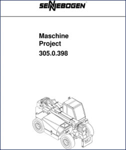 sennebogen 305.0.398 2008 parts catalog, sennebogen parts catalog, sennebogen 305.0.398
