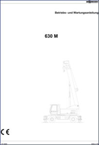sennebogen 630 m 2004 operators manual, sennebogen manual, sennebogen 630