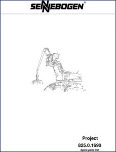 sennebogen 825 parts catalog, sennebogen parts catalog, sennebogen 825