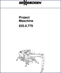 sennebogen 835 technical manual, sennebogen manual, sennebogen 835