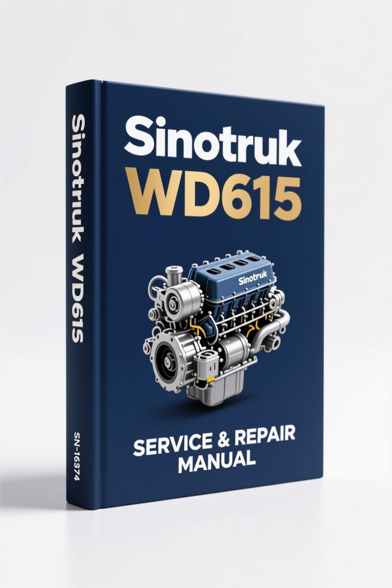 sinotruk wd615 service manual, sinotruk service manual, sinotruk wd615