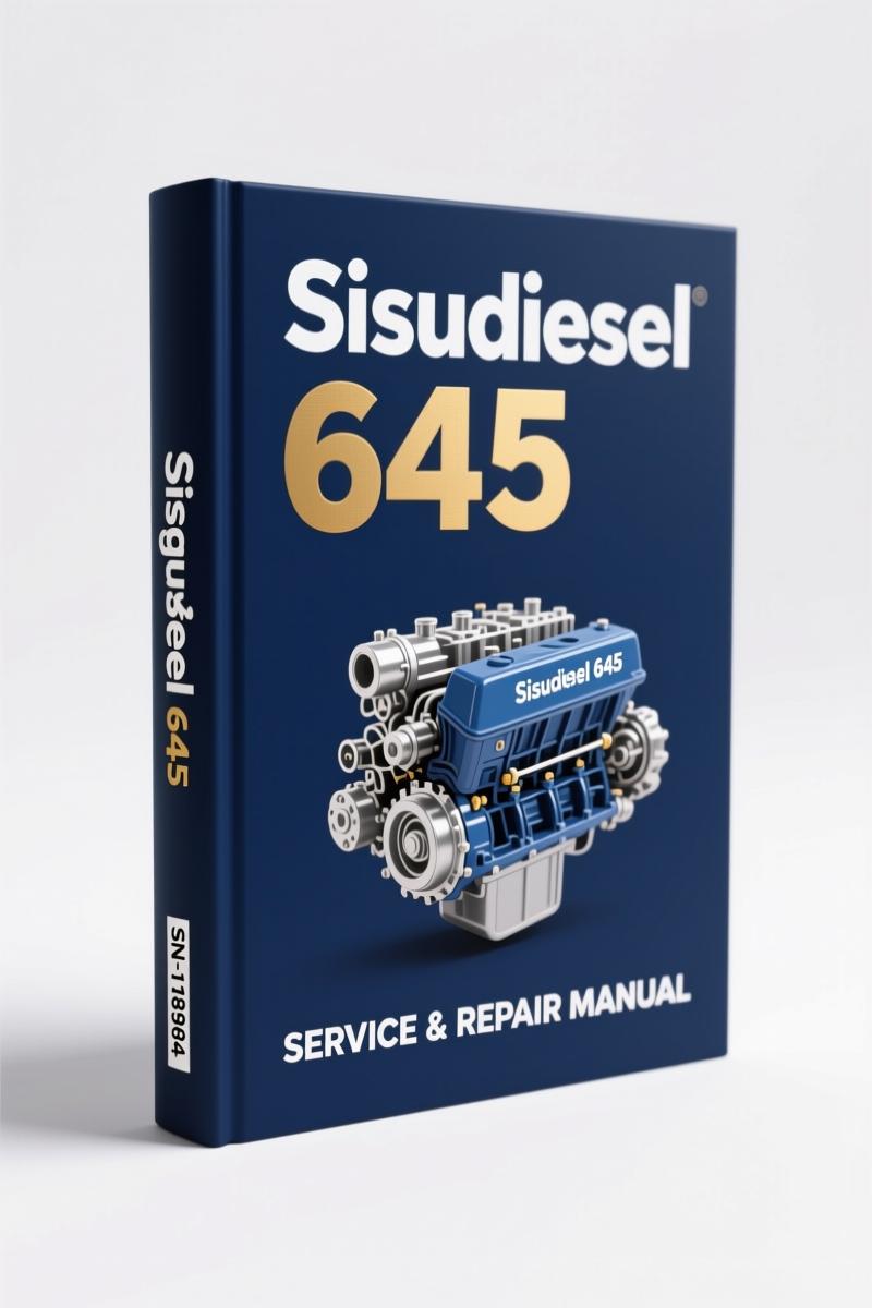 sisudiesel 645 2002 workshop manual: factory repair guide, sisudiesel workshop manual, sisudiesel 645