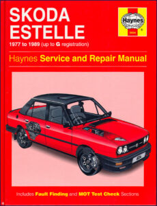 skoda estelle 105, skoda manual, skoda estelle