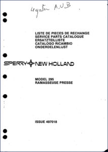 sperry new holland 295 parts catalog, sperry new holland parts catalog, sperry new holland new