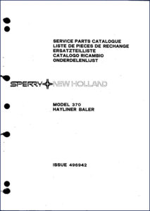 sperry new holland 370 parts catalog, sperry new holland parts catalog, sperry new holland new