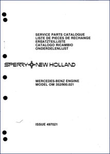 sperry new holland om 352 parts catalog, sperry new holland parts catalog, sperry new holland new