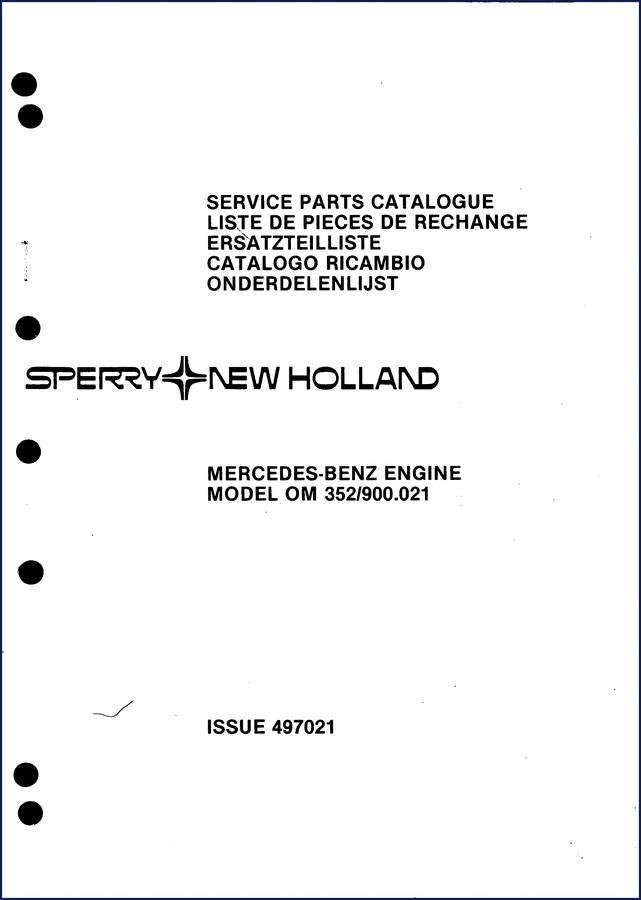 sperry new holland om 352 parts catalog, sperry new holland parts catalog, sperry new holland new